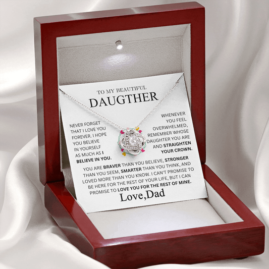 To My Beautiful Daughter – A Necklace That Says Everything a Dad Feels ❤️