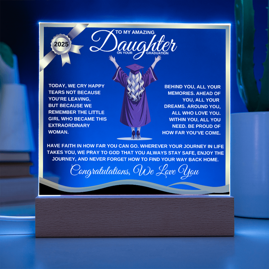 Graduation Plaque for Daughters – Class of 2025